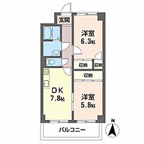 カーサ・フェンテ芦屋西 0305 ｜ 兵庫県神戸市東灘区深江本町１丁目6-3（賃貸マンション2DK・3階・50.76㎡） その2