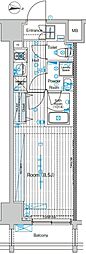 ブライズ方南町 1Kの間取図画像