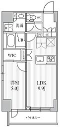 シーズンフラッツ滝野川 1LDKの間取図画像