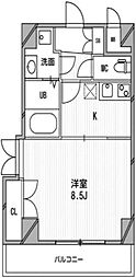 スペーシア高円寺1 1Kの間取図画像