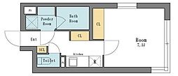 LEGALAND中野富士見町 1Kの間取図画像