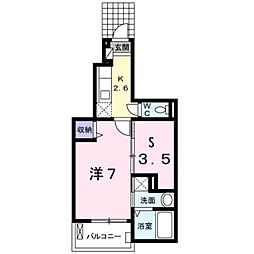 ベルクレスト 1SKの間取図画像