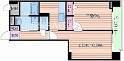メゾンドファミーユ鶴見緑地公園1 1LDKの間取図画像