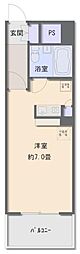 ライオンズプラザ淵野辺 ワンルームの間取図画像
