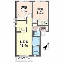 シャーメゾン・ノワＢ 101 ｜ 青森県八戸市田向５丁目28-5（賃貸アパート2LDK・1階・53.30㎡） その2