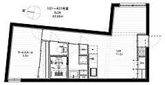 物件の間取り