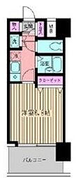 ビイルーム新宿 1Kの間取図画像