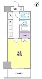 サンフラワー6 1Kの間取図画像