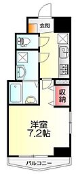 フェリーチェ町田 1Kの間取図画像