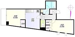 ピュア.サクシードとも 2DKの間取図画像