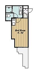 フェニックス厚木 ワンルームの間取図画像