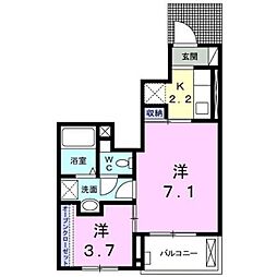 サンリット王禅 2Kの間取図画像