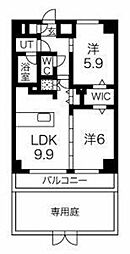 エルフォルテ東日暮里 2LDKの間取図画像