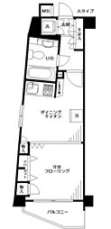 日神パレステージ西池袋公園 1DKの間取図画像