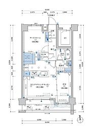 VITA八王子 1LDKの間取図画像
