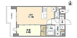 コンフォリア桜上水 1LDKの間取図画像
