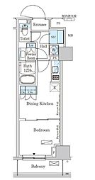 パークアクシス成増二丁目 1DKの間取図画像