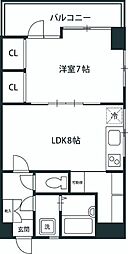 ワコーレ錦糸町マンション 1LDKの間取図画像