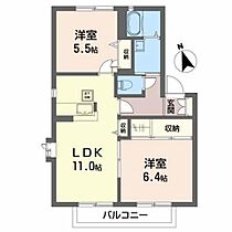 サザンコートＨ 102 ｜ 宮城県岩沼市栄町３丁目4-17（賃貸アパート2LDK・1階・52.50㎡） その2