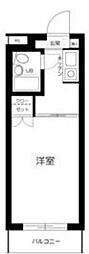 ハイタウン羽田 ワンルームの間取図画像