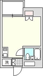 メゾンドール池袋 ワンルームの間取図画像