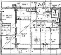 メープルコート 4LDKの間取図画像