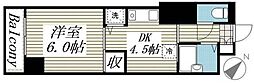 ジュネパレス柏第29 1DKの間取図画像