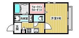 Sumika 1Kの間取図画像