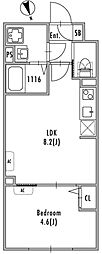 GRANPASEO中野IV 1LDKの間取図画像
