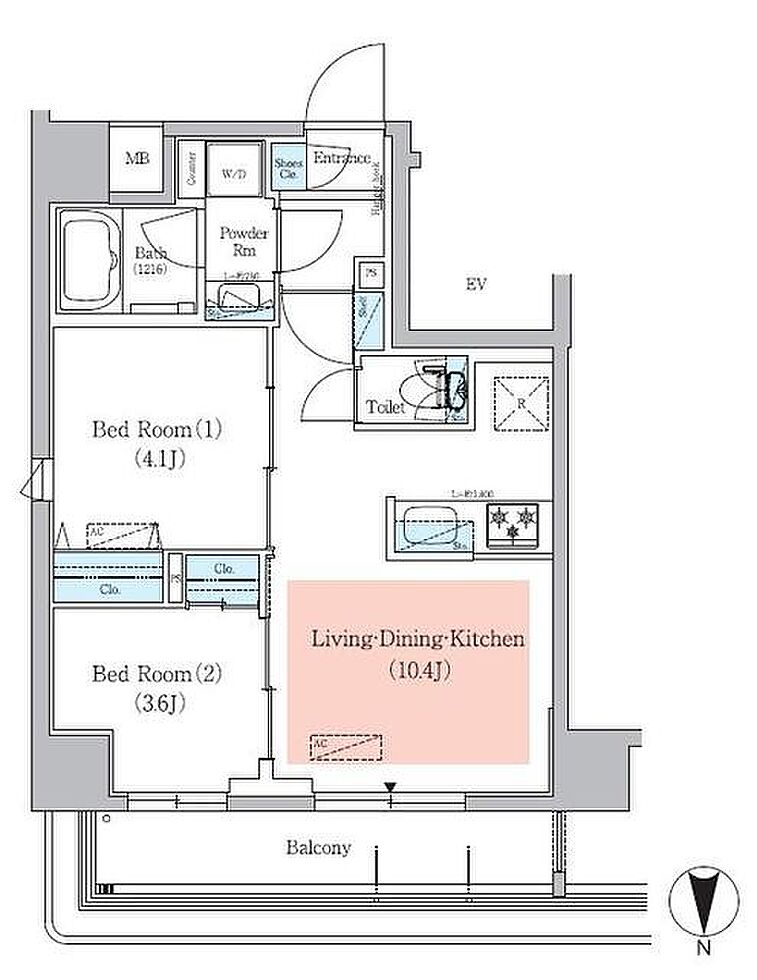 ホームズ でお部屋探し アーバネックス菊川ii 3階 305 2ldk 賃料17 6万円 40 18 賃貸マンション住宅情報 物件番号 取扱い不動産会社 大東建託リーシング株式会社 亀戸店