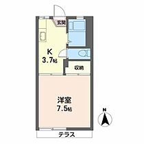 コーポセキネ 102 ｜ 宮城県仙台市太白区長町南３丁目39-23（賃貸アパート1K・1階・24.50㎡） その2