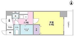 クラッセ溝の口 1Kの間取図画像