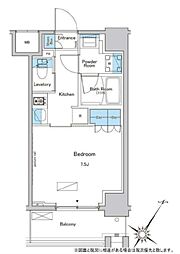 JR山手線 大塚駅 徒歩3分の賃貸マンション 11階1Kの間取り