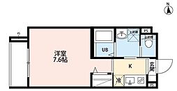 robot home 万町(ロボットホーム ヨロズチョウ) 1Kの間取図画像
