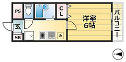 グランディア摩耶LEGEND 1Kの間取図画像