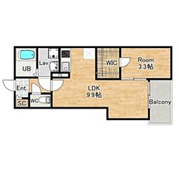 ジーメゾン岸和田ラクセル 2階