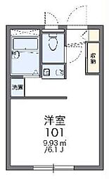 レオパレスサクセス 1Kの間取図画像