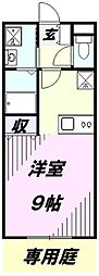 ドリーム狭山南KG棟 ワンルームの間取図画像