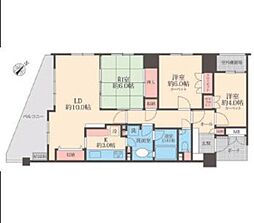 B'sタワー橋本W棟 3LDKの間取図画像