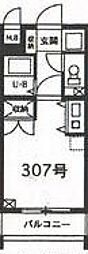 ニチエーイン26 ワンルームの間取図画像