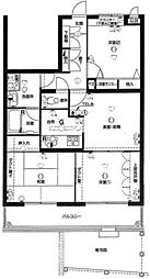 ガーデンヒルズ西所沢 3DKの間取図画像