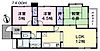 プラムロイヤル原木中山2階9.4万円