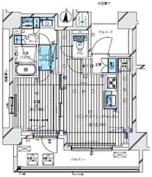 MAINSTAGE三ノ輪EAST 1LDKの間取図画像
