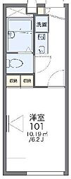 レオパレスK-ウッズ 1Kの間取図画像