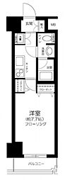 パレステュディオ渋谷本町 1Kの間取図画像