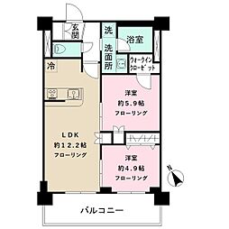 N-Stage赤羽志茂 2LDKの間取図画像