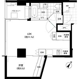 SHINKA 1LDKの間取図画像