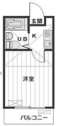 アートパレス 1Kの間取図画像