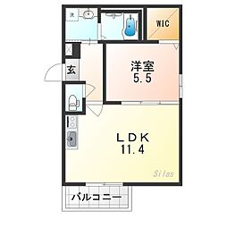 ルアン阿倍野 2階