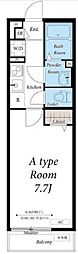 リブリ・ANGEL狛江3 1Kの間取図画像